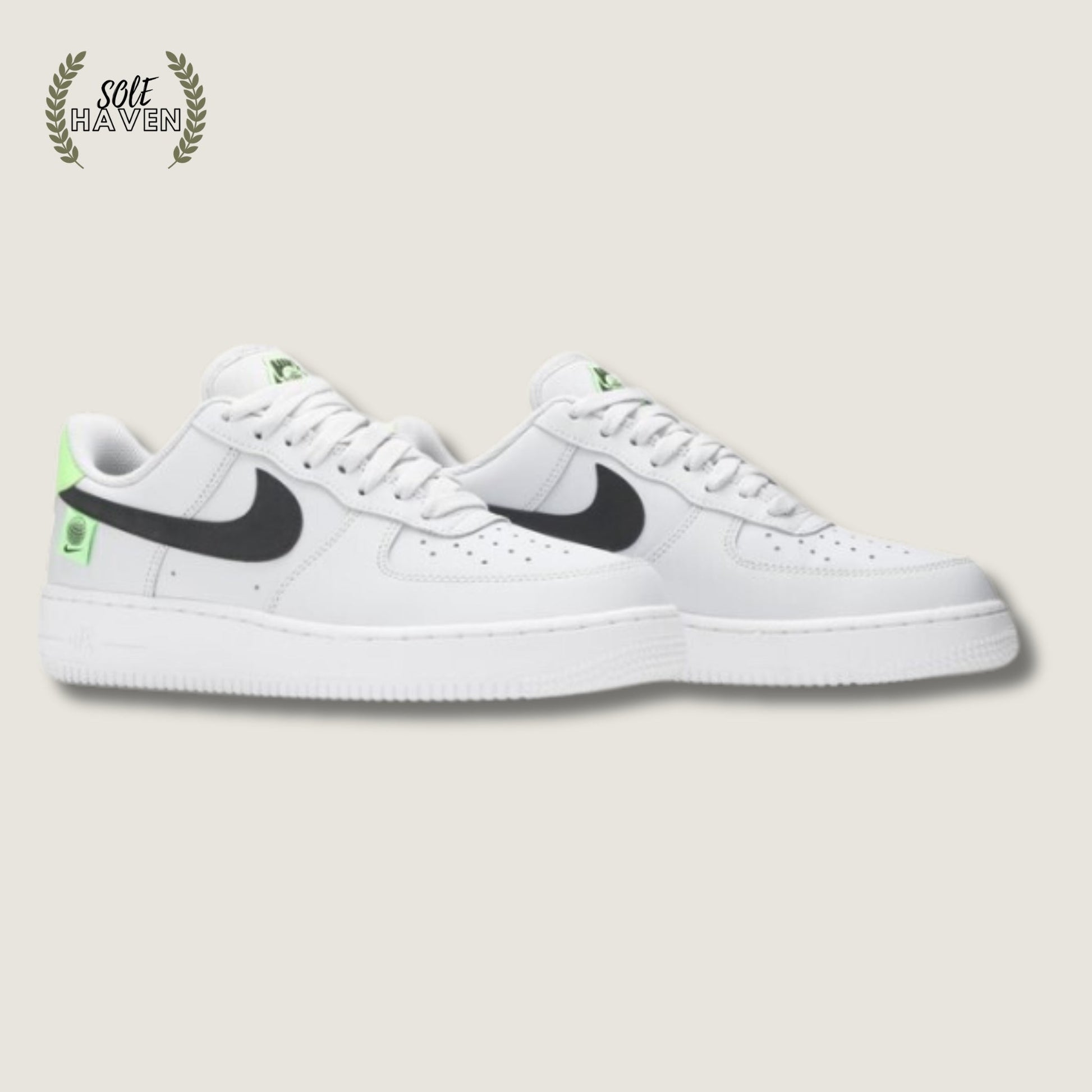 Air Force 1 '07 Low 'Worldwide Pack - Platinum Green Strike' - Sole HavenShoesNike