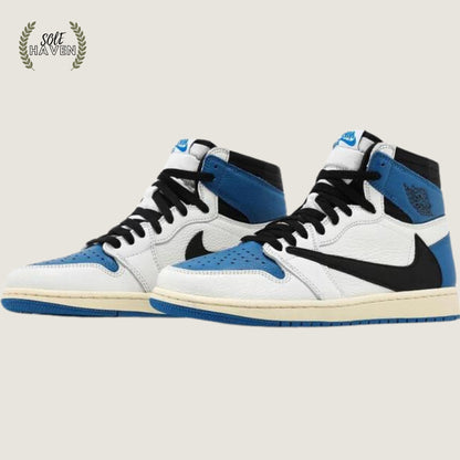 Air Jordan 1 High X Fragment x Travis Scott (Custom) - Sole HavenShoesNike