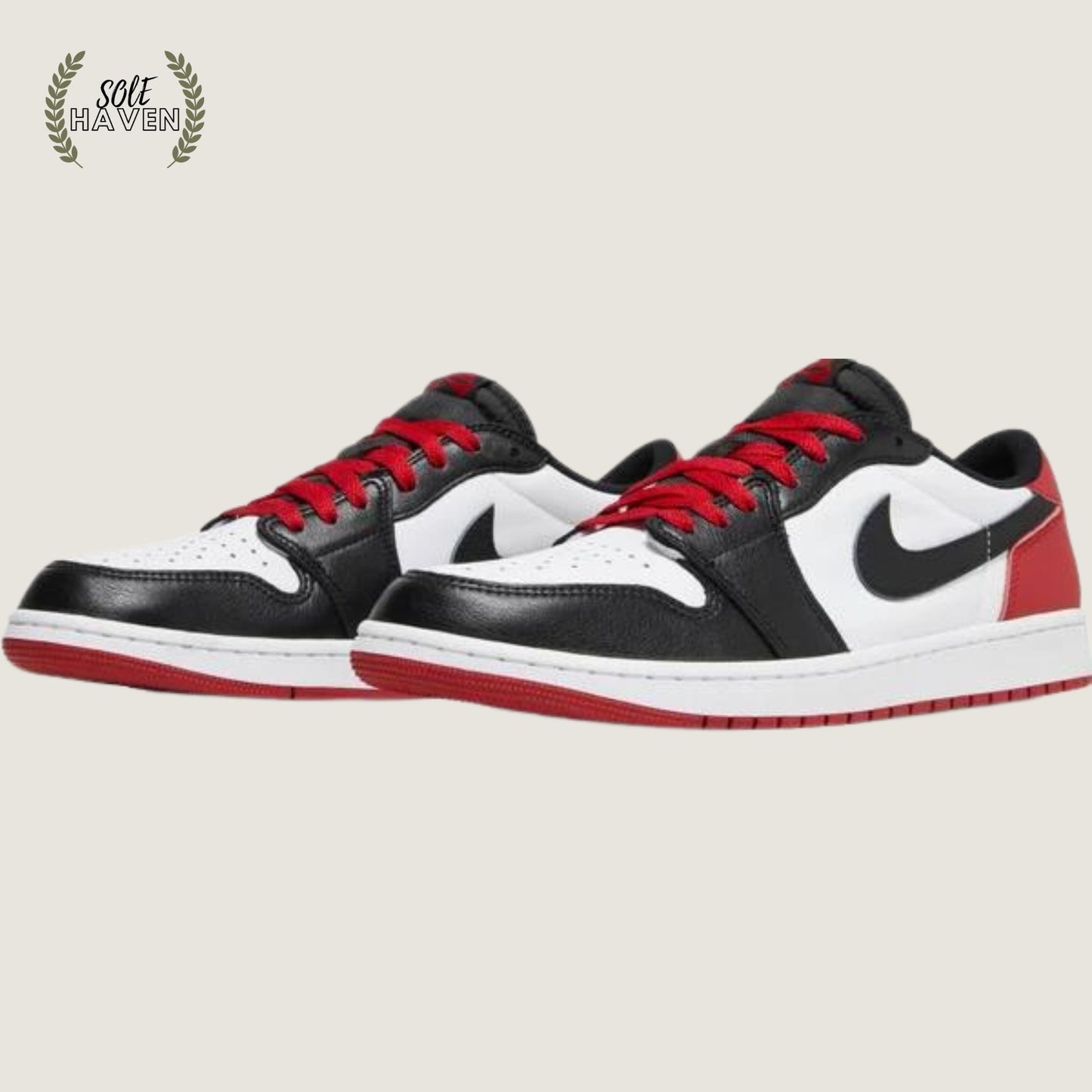 Air Jordan 1 Low Black Toe - Sole HavenJordansNike