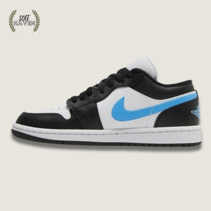 Air Jordan 1 Low 'Black University Blue' - Sole HavenShoesNike