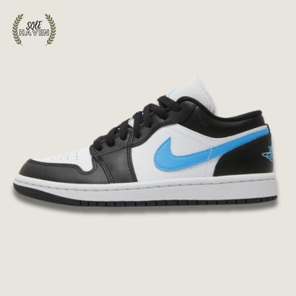 Air Jordan 1 Low 'Black University Blue' - Sole HavenShoesNike