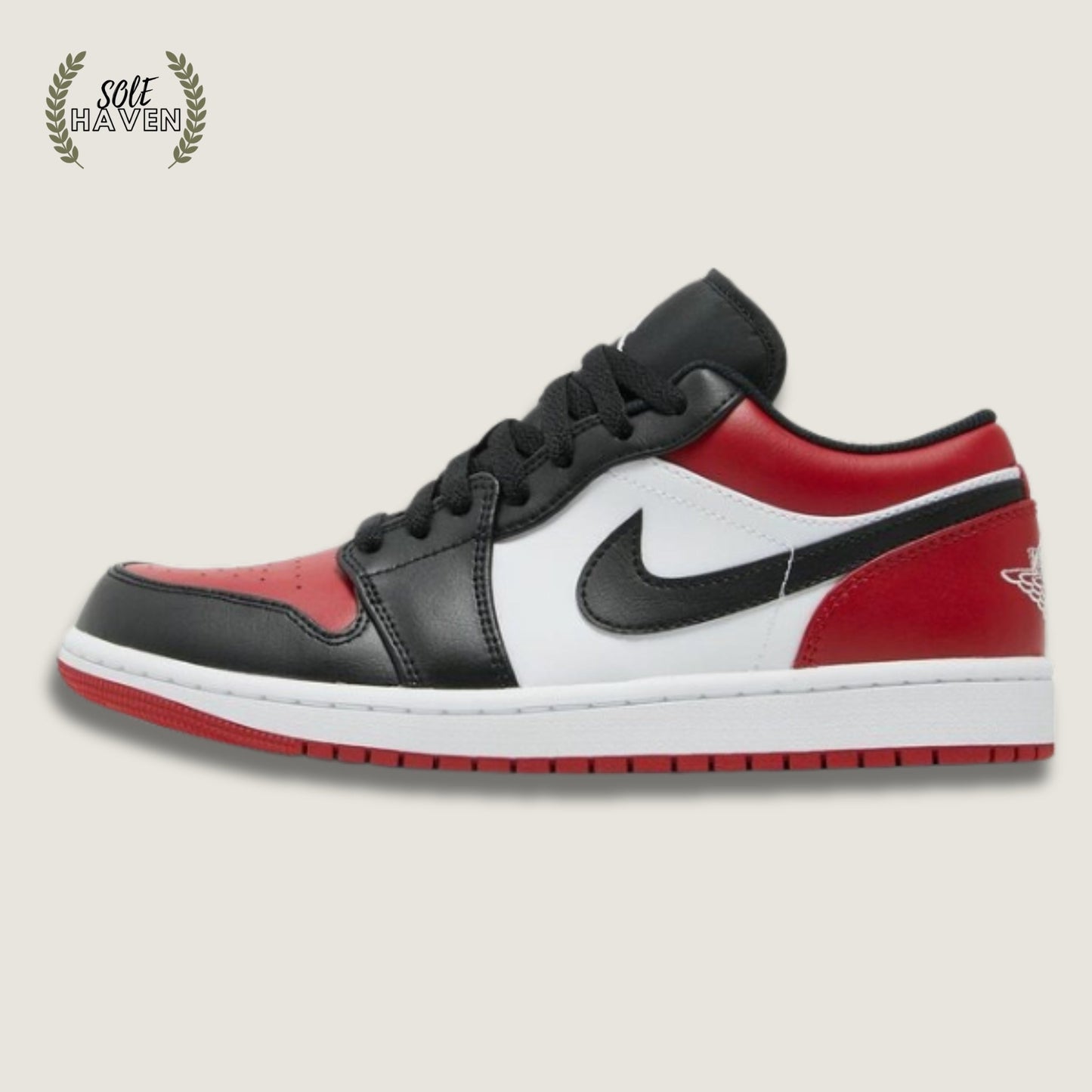 Air Jordan 1 Low 'Bred Toe' - Sole HavenShoesNike