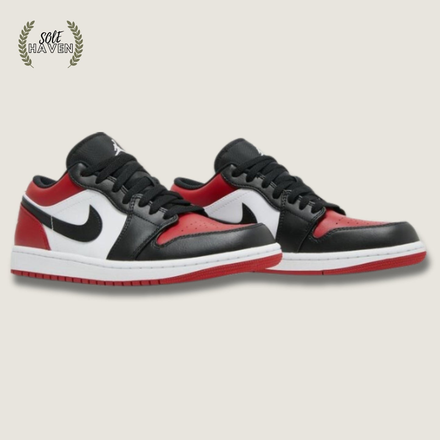 Air Jordan 1 Low 'Bred Toe' - Sole HavenShoesNike