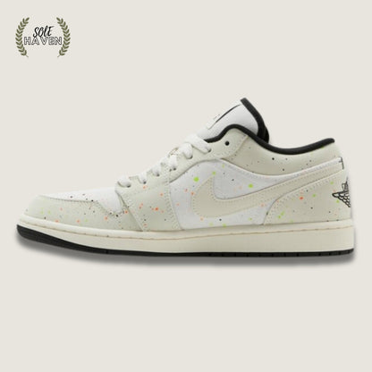 Air Jordan 1 Low 'Brushstroke Swoosh - Paint Splatter' - Sole HavenShoesNike