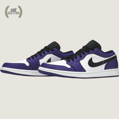 Air Jordan 1 Low Court Purple - Sole HavenJordansNike