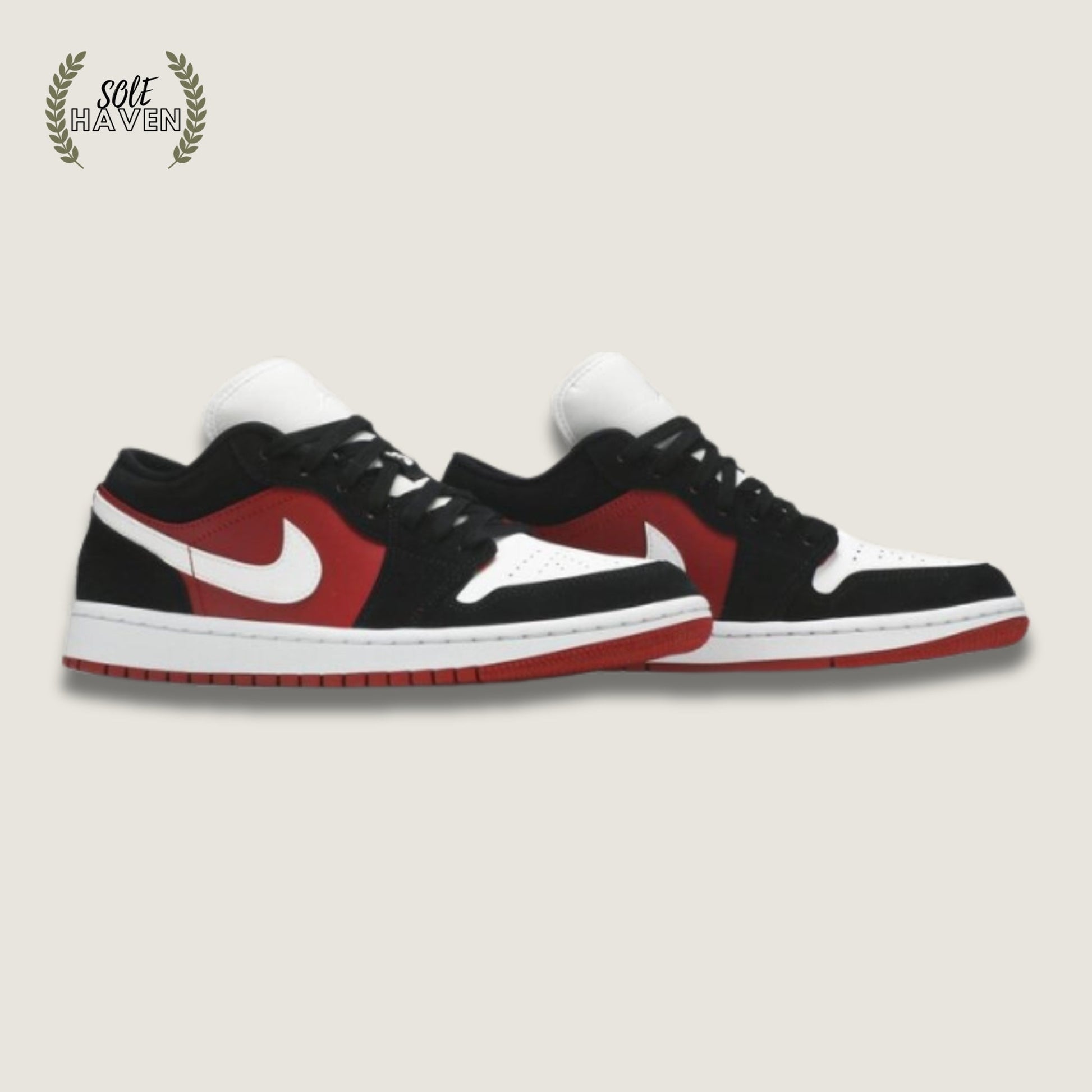 Air Jordan 1 Low 'Gym Red Black' - Sole HavenShoesNike