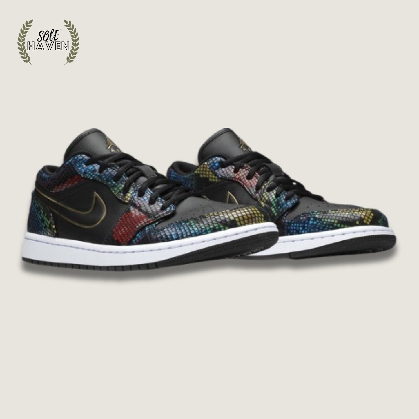 Air Jordan 1 Low 'Multi Snakeskin' - Sole HavenShoesNike