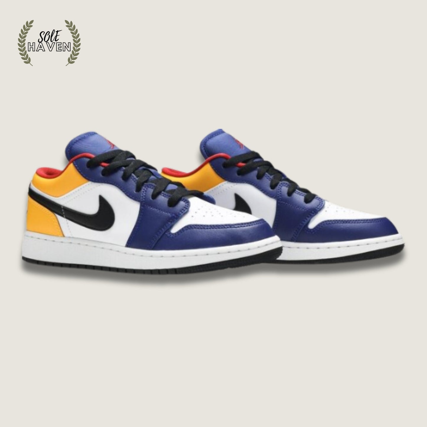 Air Jordan 1 Low 'Royal Yellow' - Sole HavenShoesNike