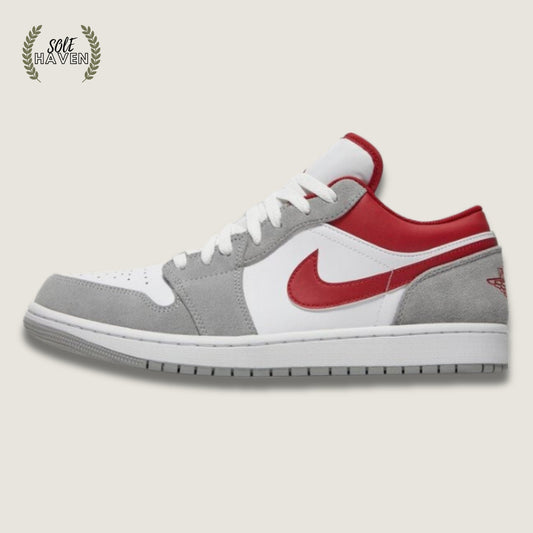 Air Jordan 1 Low SE 'Light Smoke Grey Gym Red' - Sole HavenShoesNike