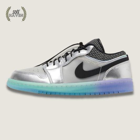 Air Jordan 1 Low SE 'Metallic Silver Gradient' - Sole HavenShoesNike