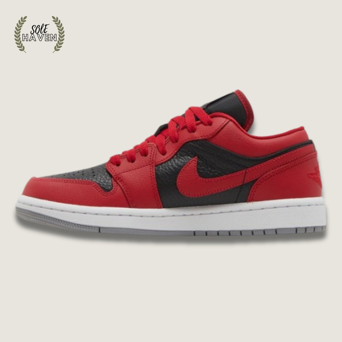 Air Jordan 1 Low SE 'Split - Gym Red Cement Grey' - Sole HavenShoesNike