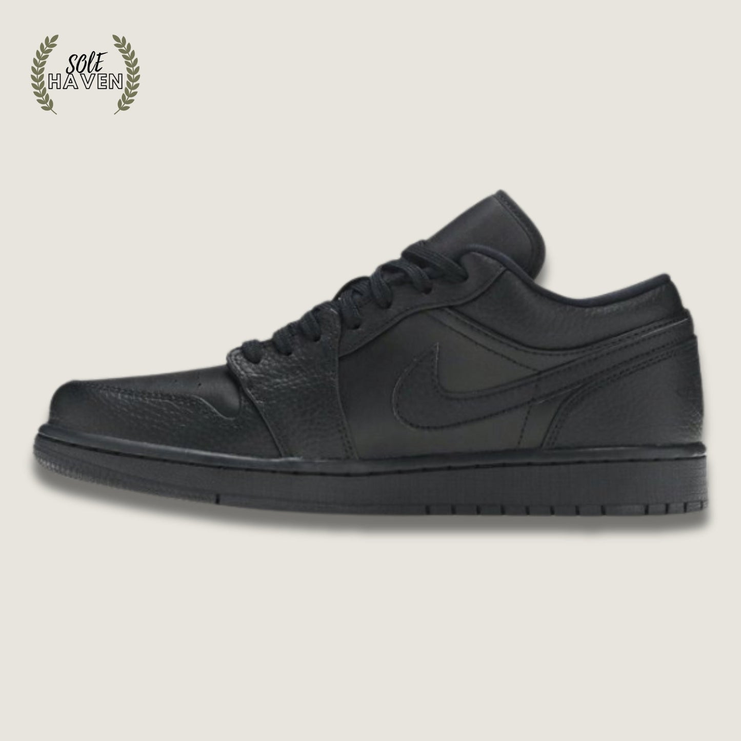 Air Jordan 1 Low 'Triple Black' - Sole HavenShoesNike