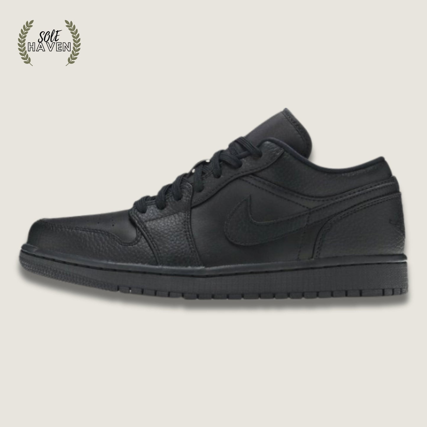 Air Jordan 1 Low 'Triple Black' - Sole HavenShoesNike