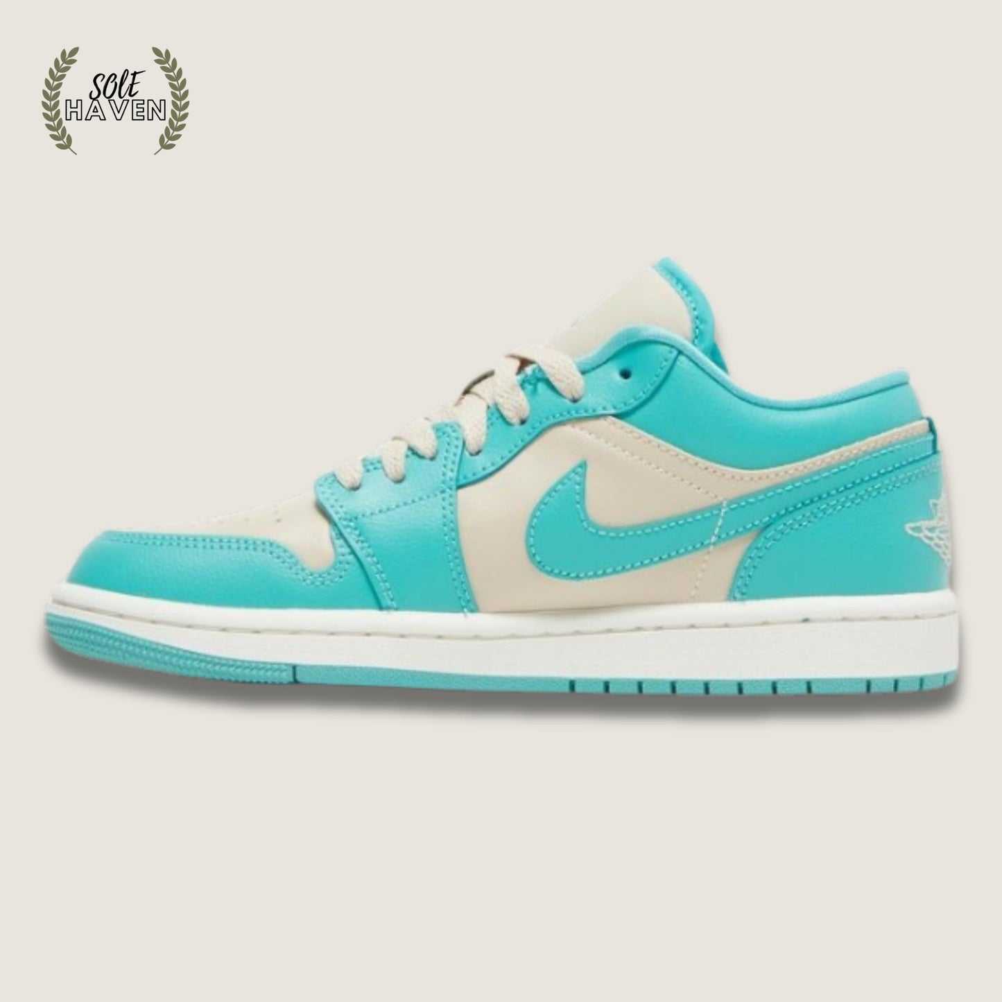 Air Jordan 1 Low 'Tropical Teal Sandy Beige' - Sole HavenShoesNike