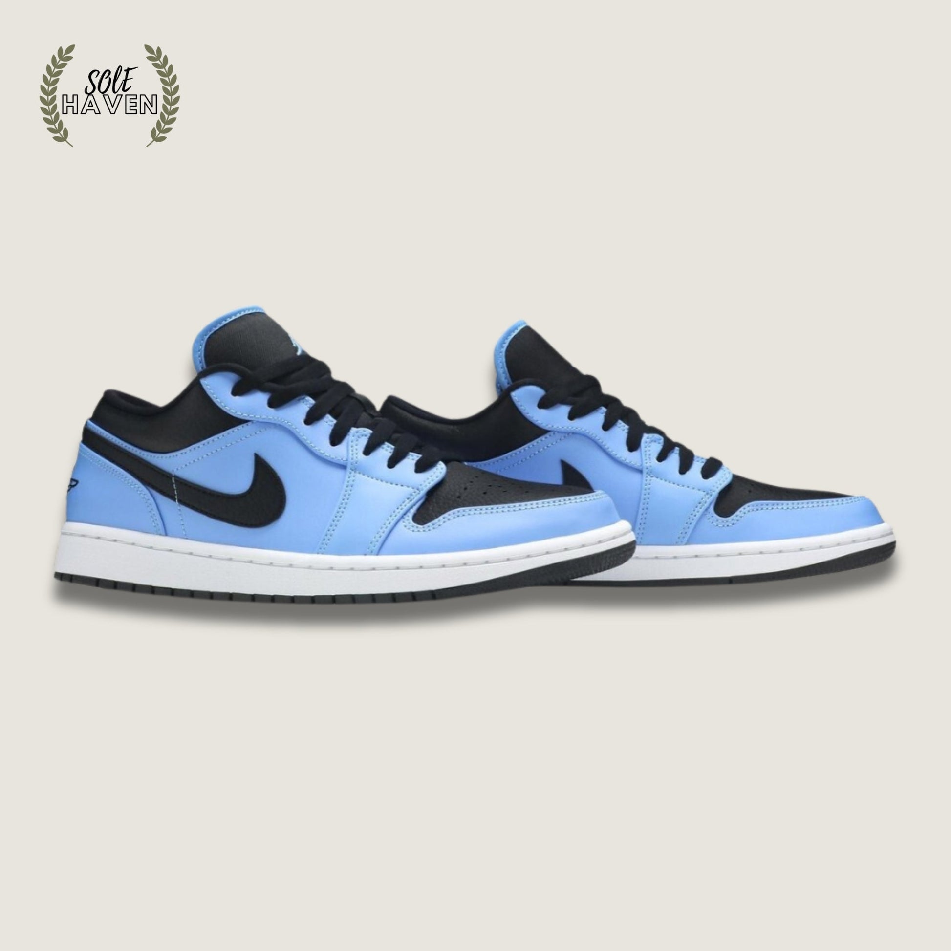 Air Jordan 1 Low 'University Blue Black' - Sole HavenShoesNike