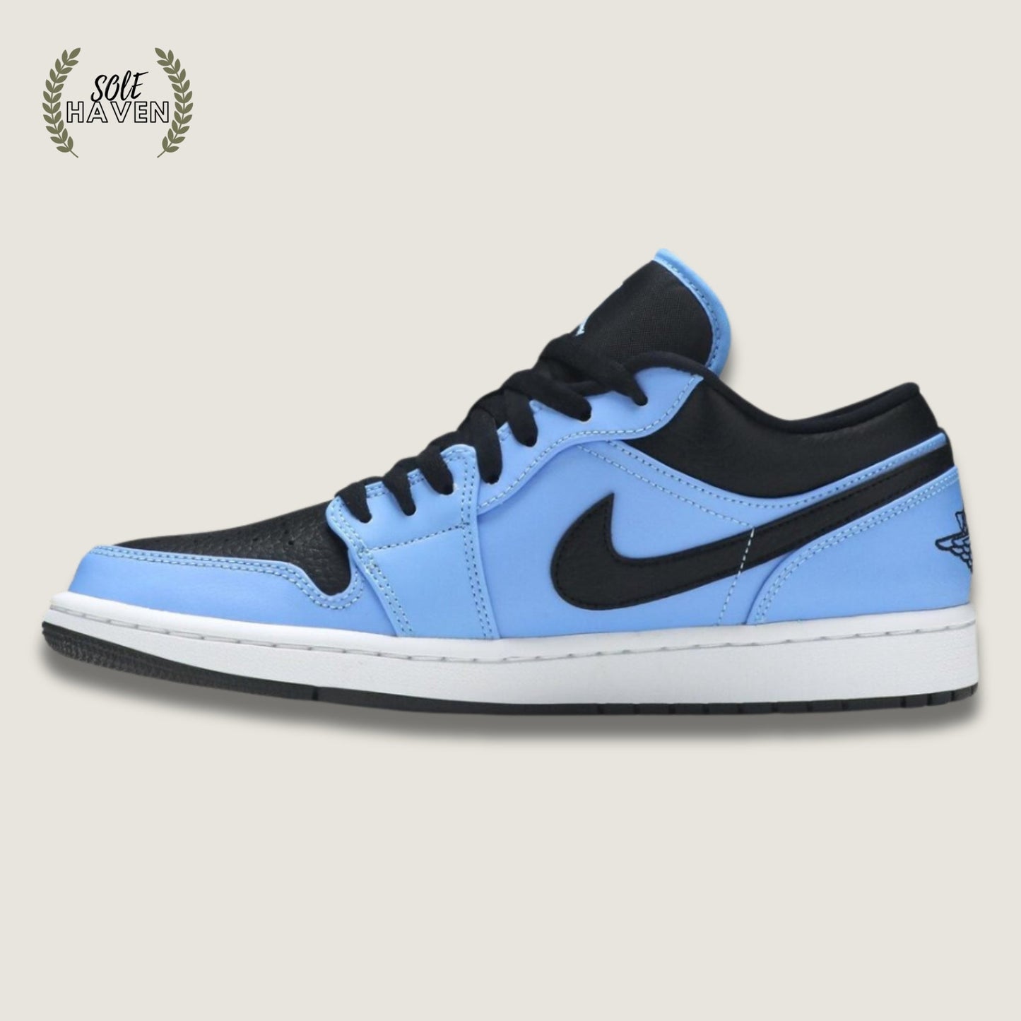 Air Jordan 1 Low 'University Blue Black' - Sole HavenShoesNike