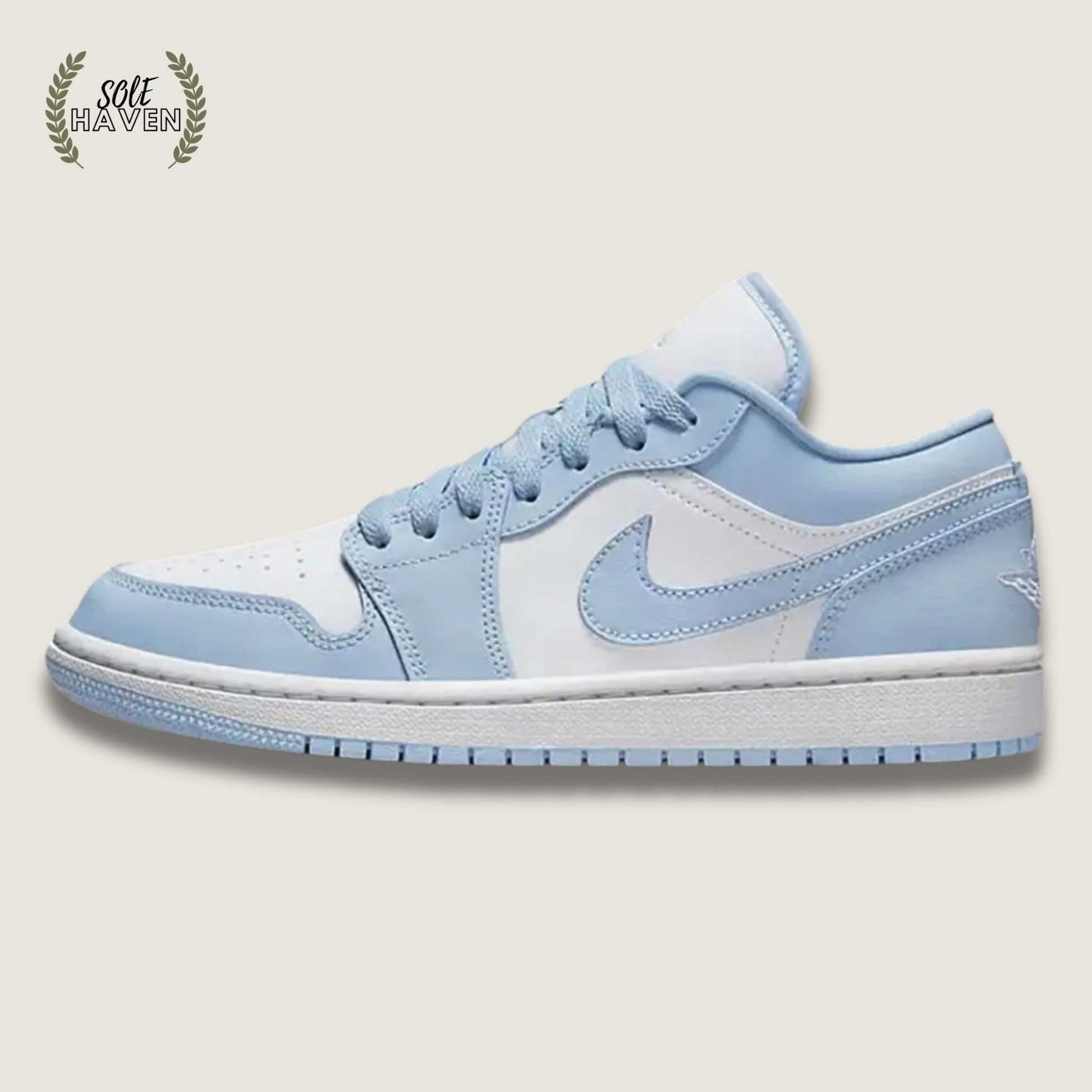 Air Jordan 1 Low White 'Aluminum' - Sole HavenShoesNike