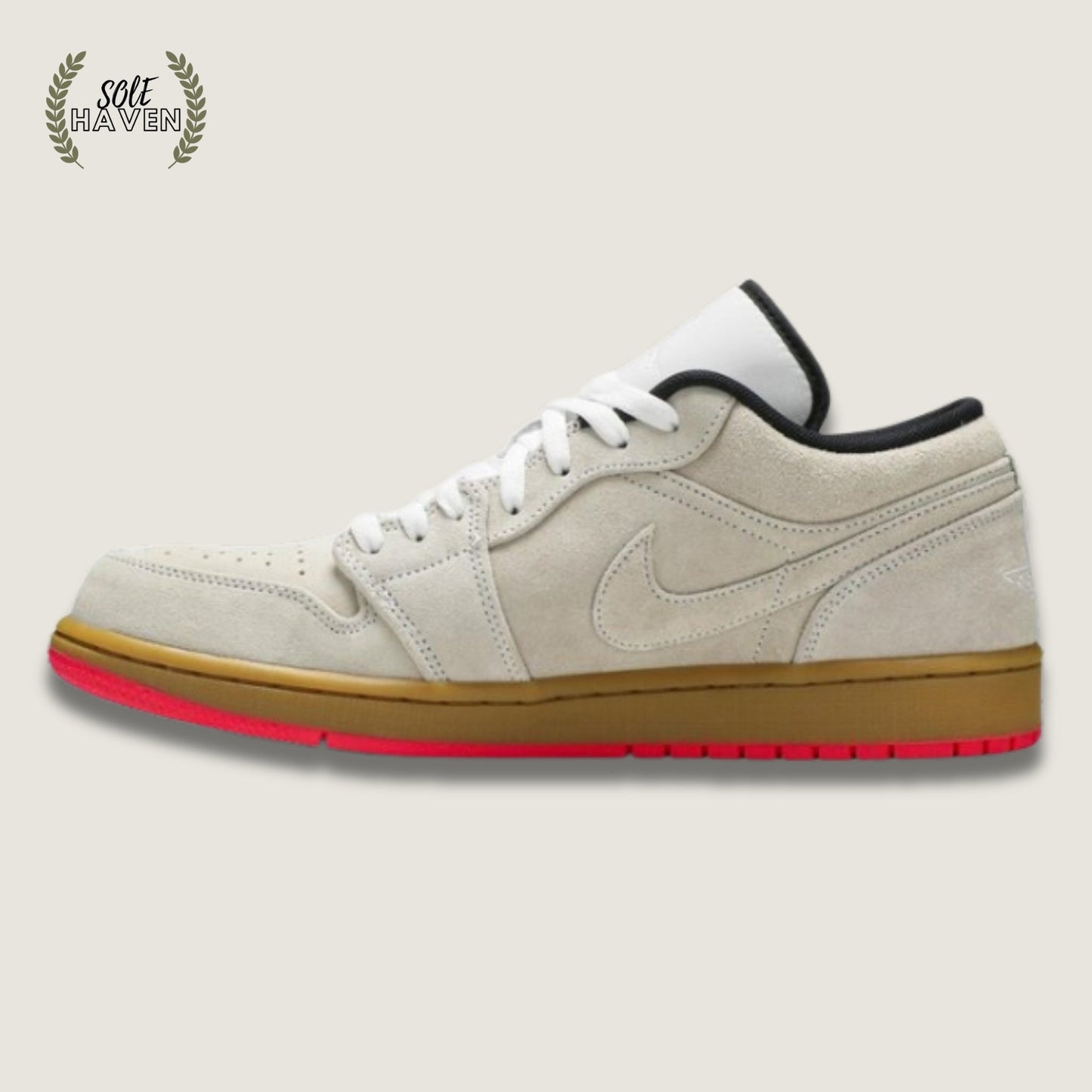 Air Jordan 1 Low 'White Gym Yellow' - Sole HavenShoesNike