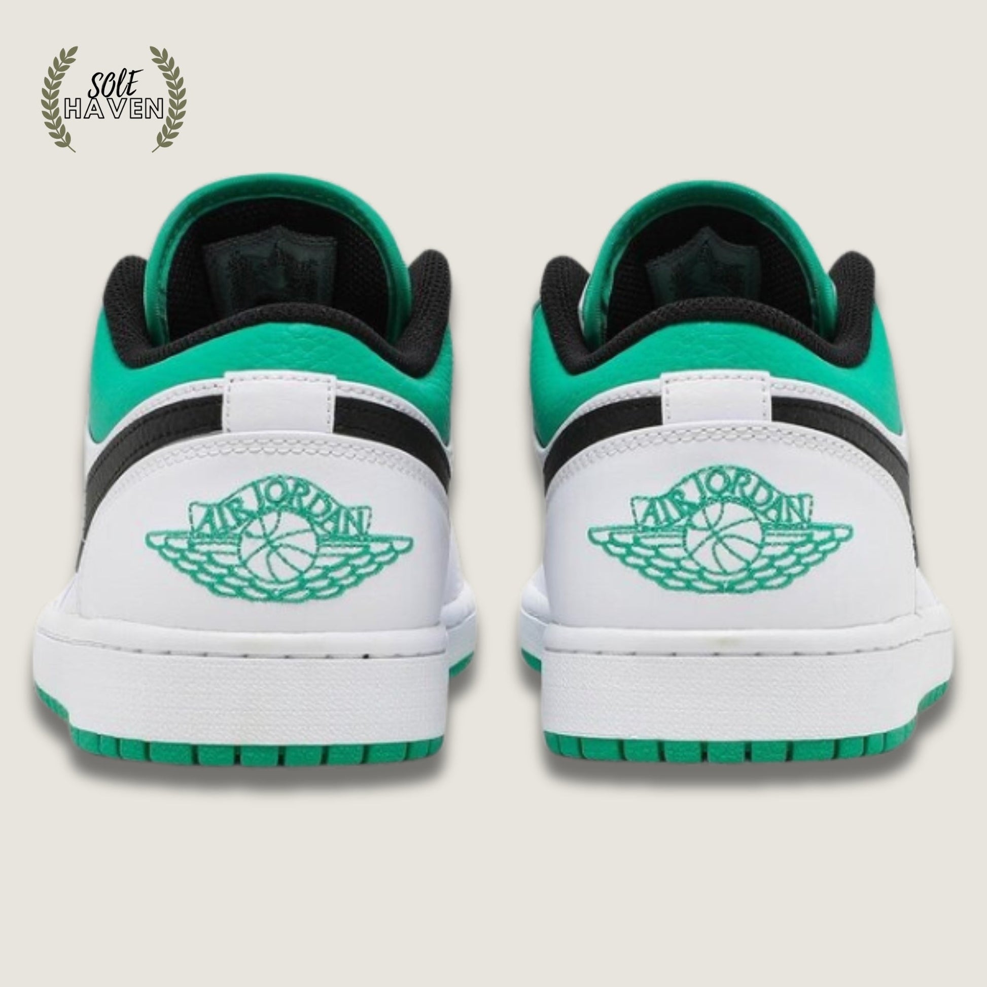 Air Jordan 1 Low 'White Lucky Green' - Sole HavenShoesNike