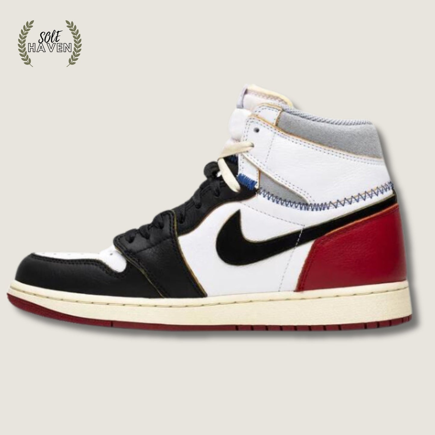 Air Jordan 1 Retro High OG X Union LA "Black Toe" - Sole HavenShoesNike