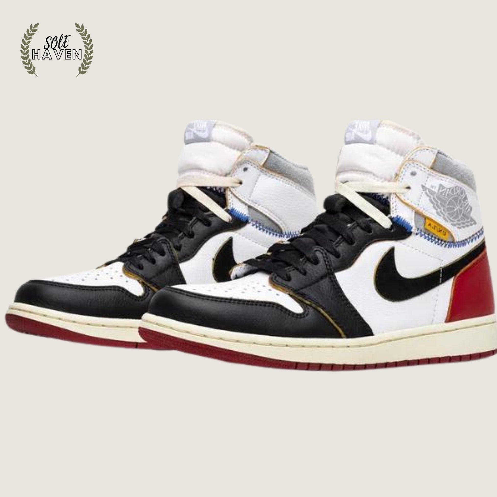 Air Jordan 1 Retro High OG X Union LA "Black Toe" - Sole HavenShoesNike