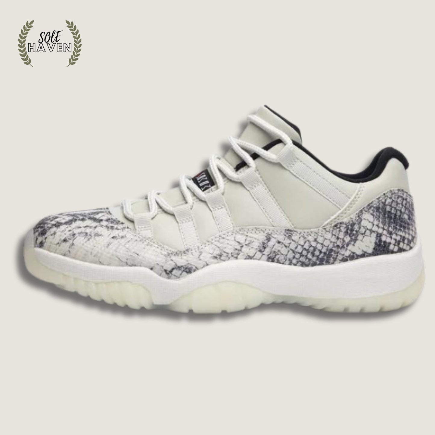 Air Jordan 11 Retro Low 'Light Bone Snakeskin' - Sole HavenShoesNike