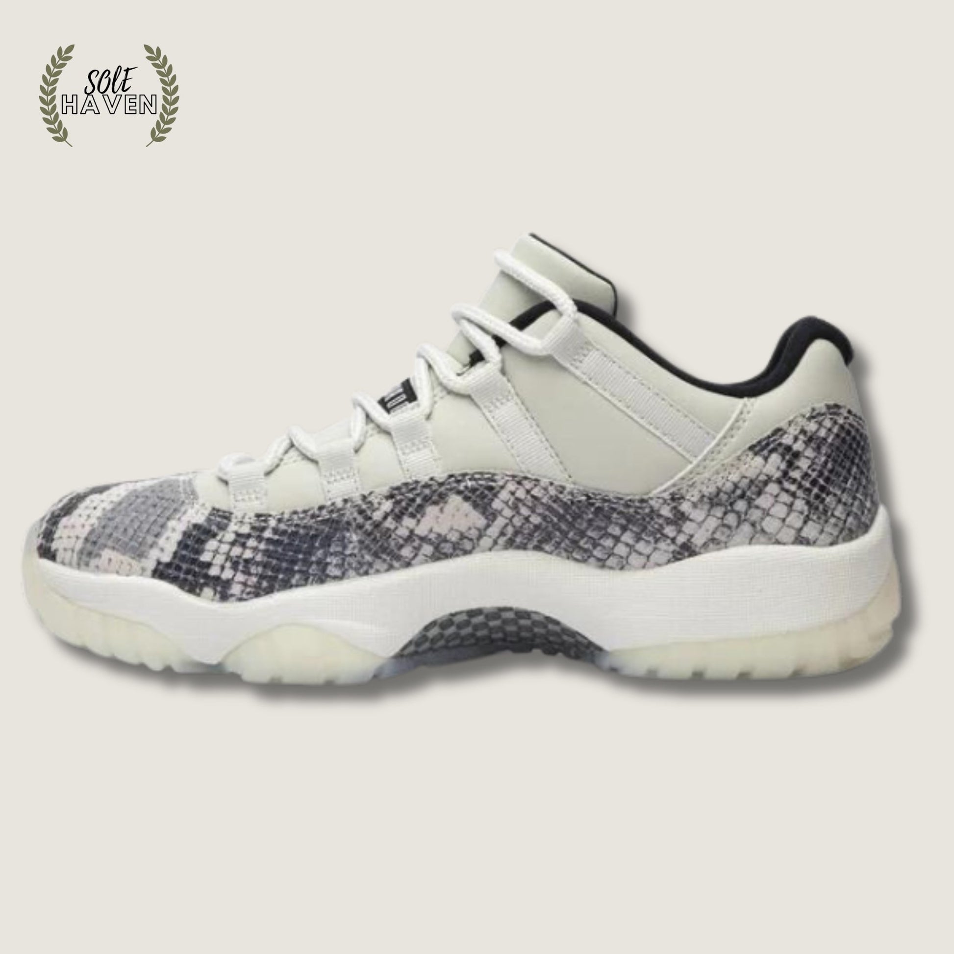 Air Jordan 11 Retro Low 'Light Bone Snakeskin' - Sole HavenShoesNike