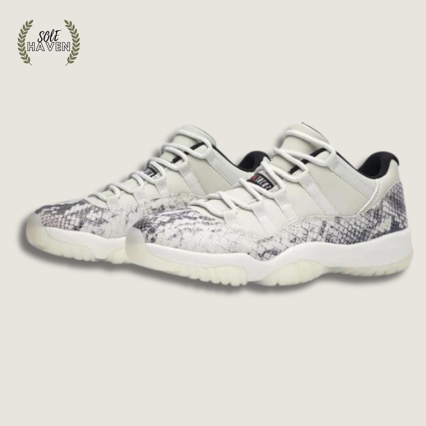 Air Jordan 11 Retro Low 'Light Bone Snakeskin' - Sole HavenShoesNike