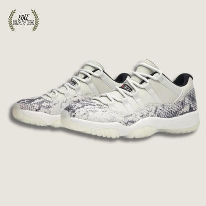 Air Jordan 11 Retro Low 'Light Bone Snakeskin' - Sole HavenShoesNike