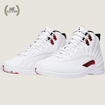 Air Jordan 12 Twist White University Red - Sole HavenShoesNike