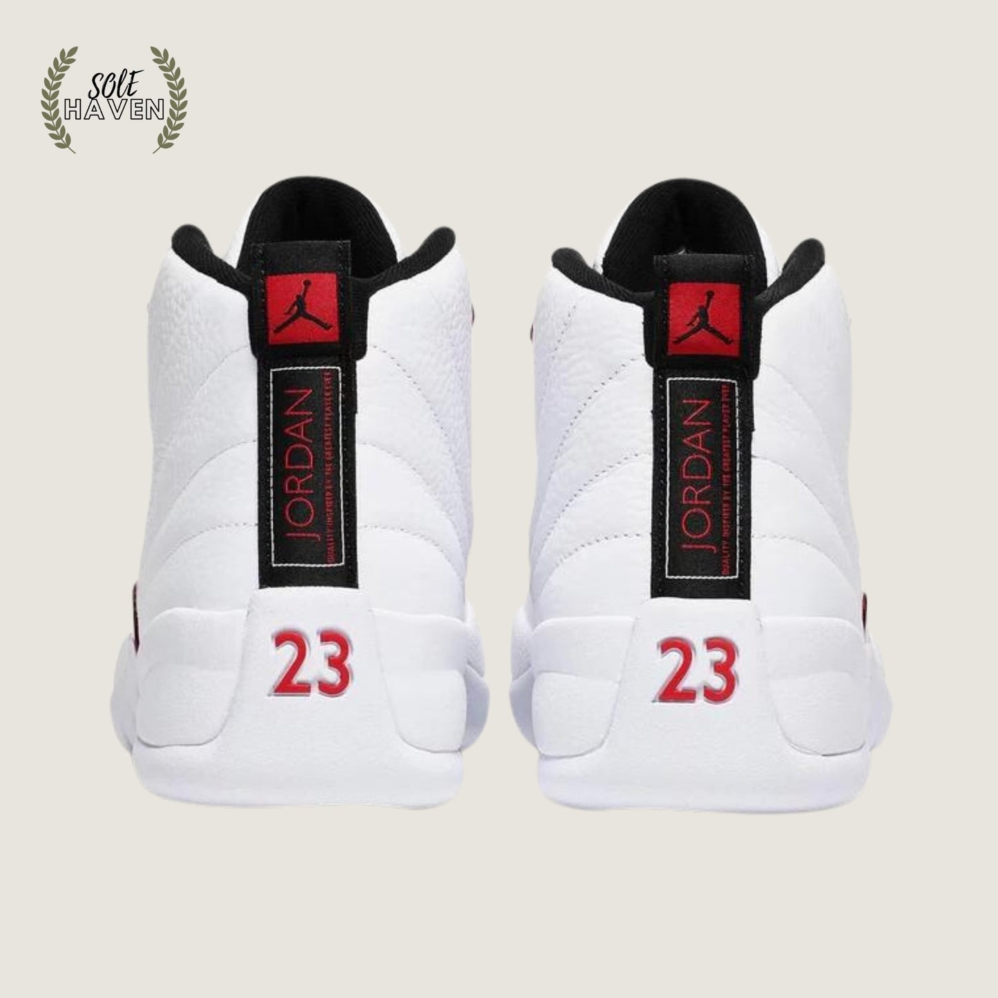 Air Jordan 12 Twist White University Red - Sole HavenShoesNike