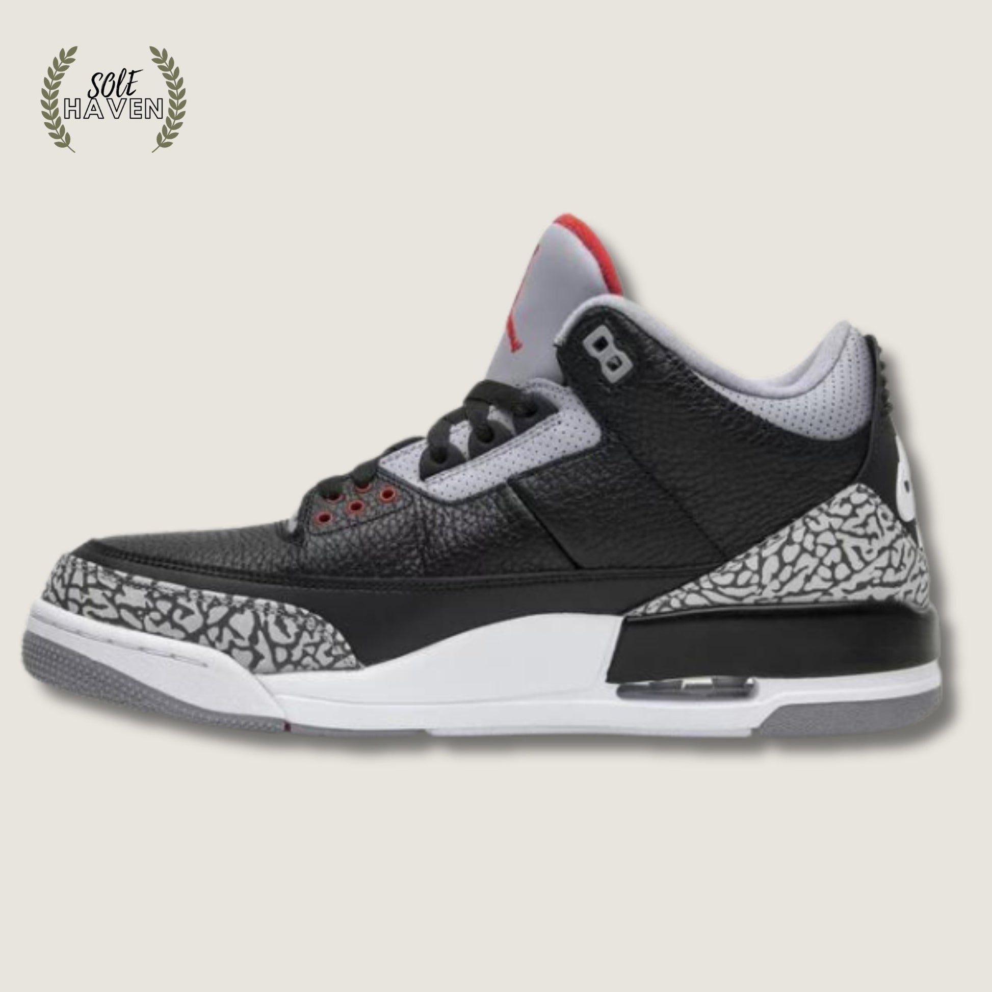 Air Jordan 3 Retro Black Cement - Sole HavenShoesNike