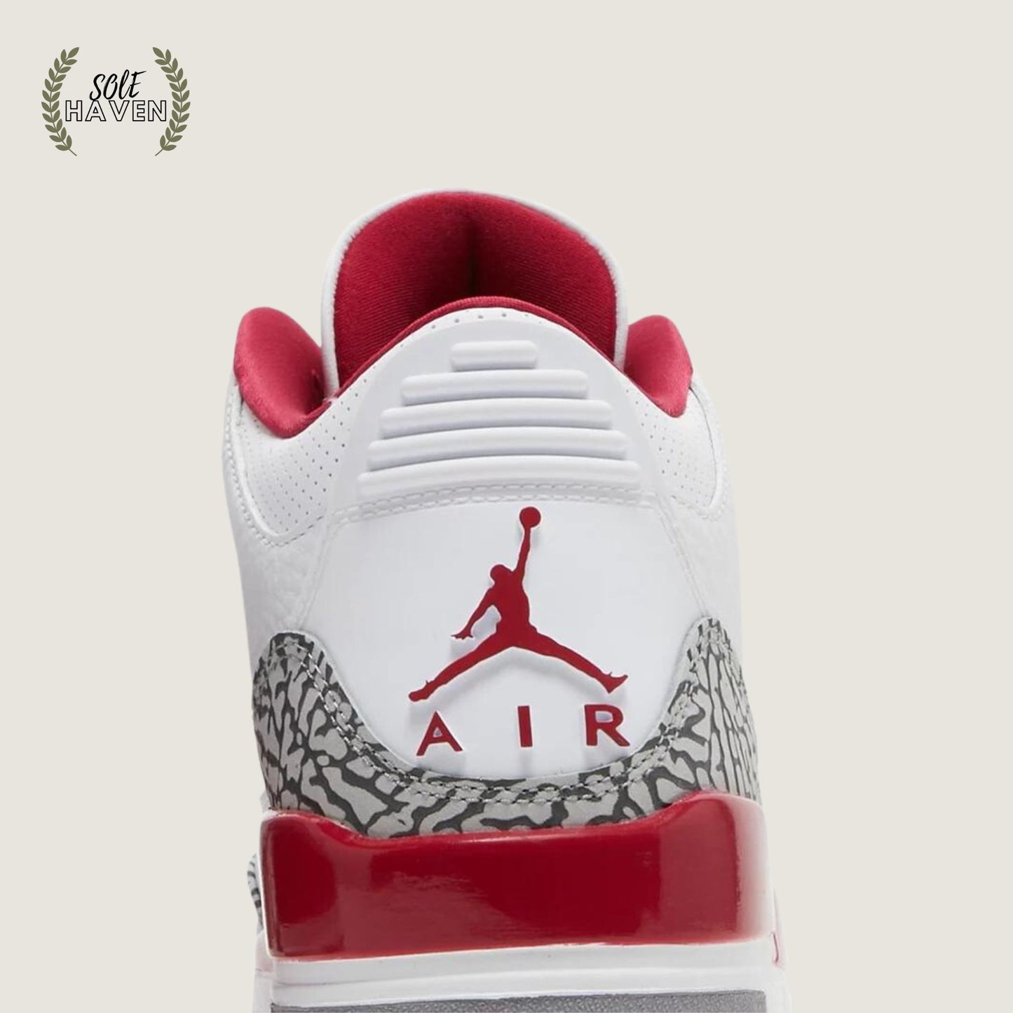 Air Jordan 3 Retro 'Cardinal Red' - Sole HavenShoesNike