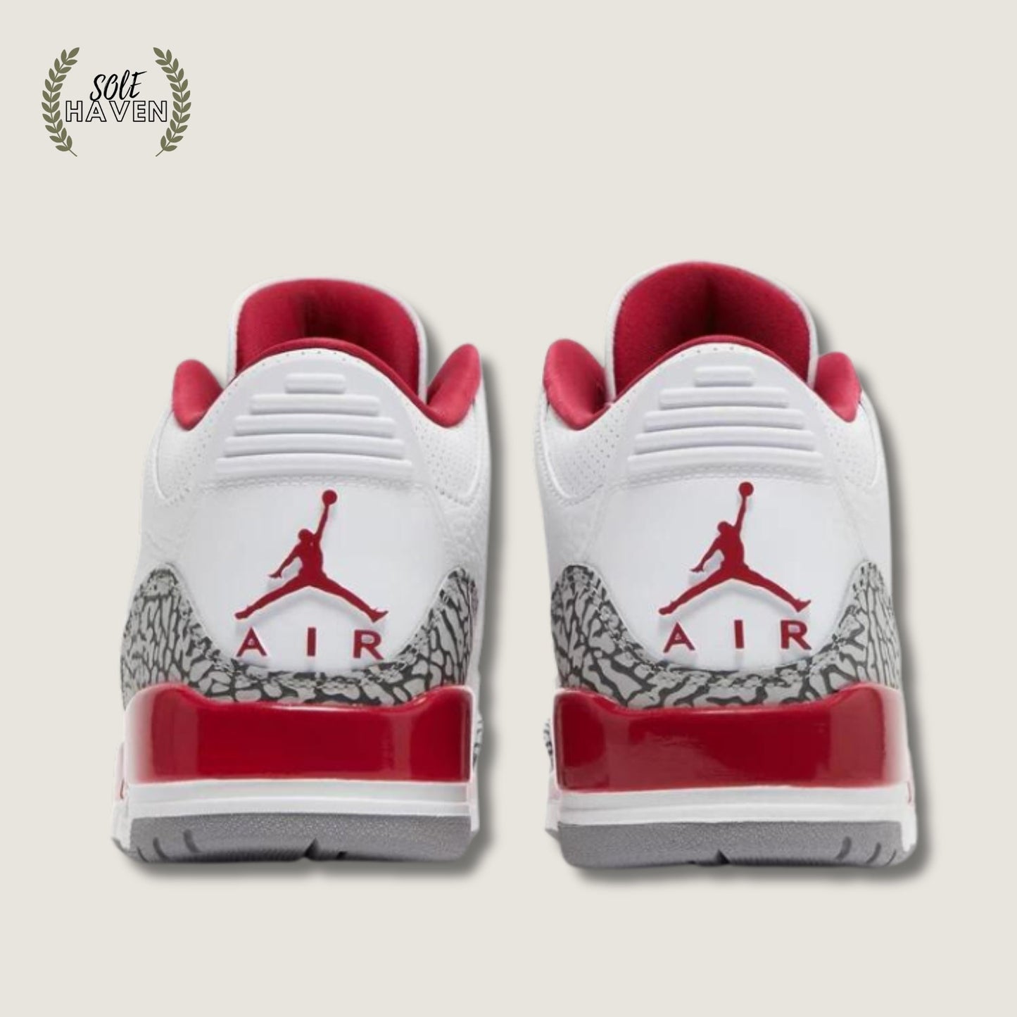 Air Jordan 3 Retro 'Cardinal Red' - Sole HavenShoesNike