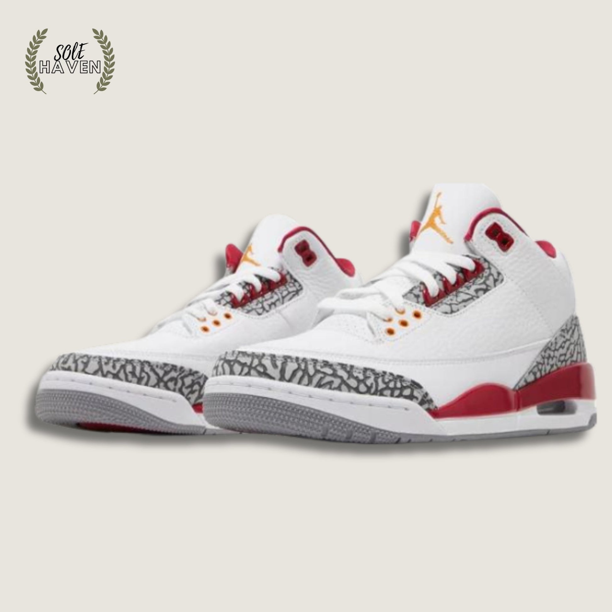 Air Jordan 3 Retro 'Cardinal Red' - Sole HavenShoesNike