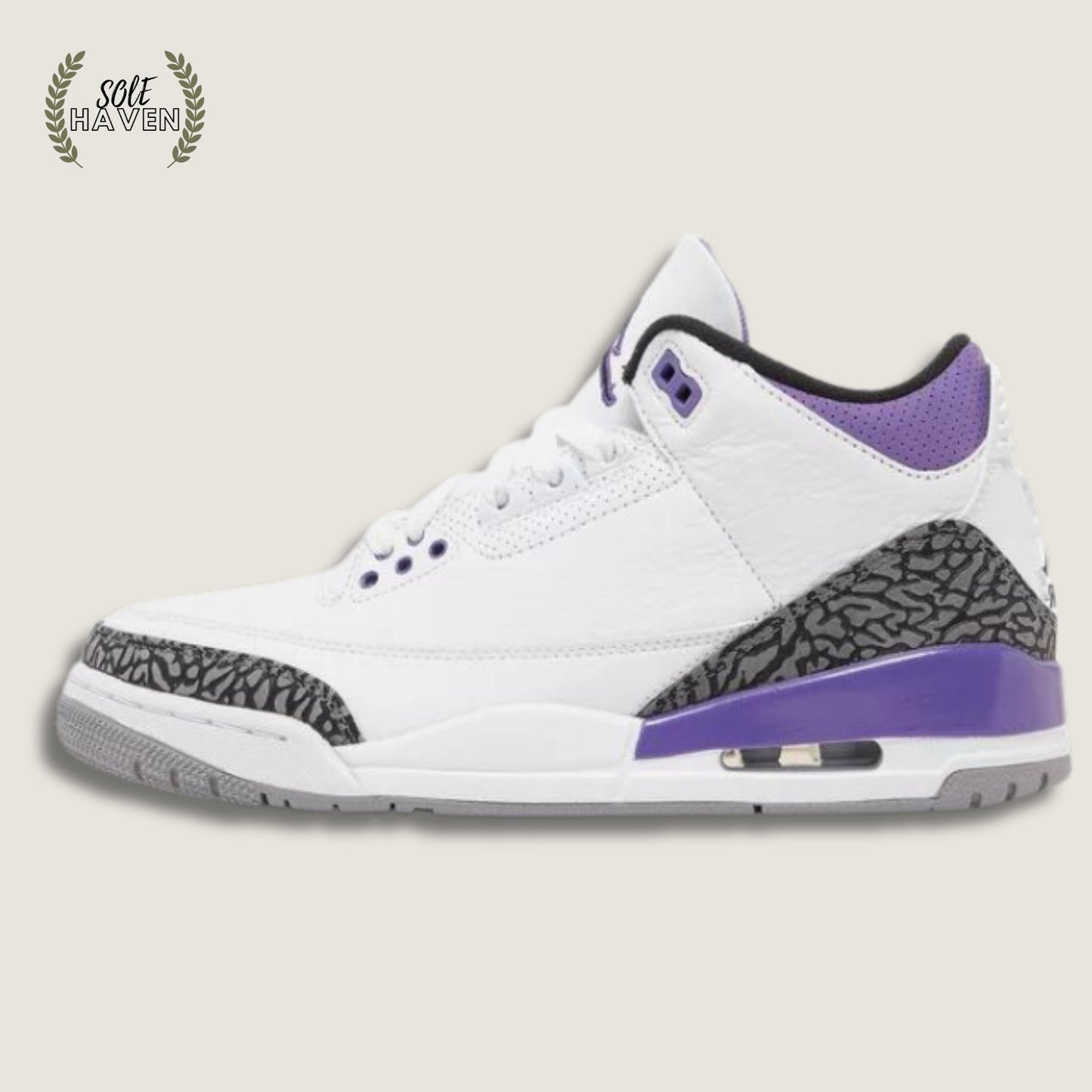 Air Jordan 3 Retro 'Dark Iris' - Sole HavenShoesNike