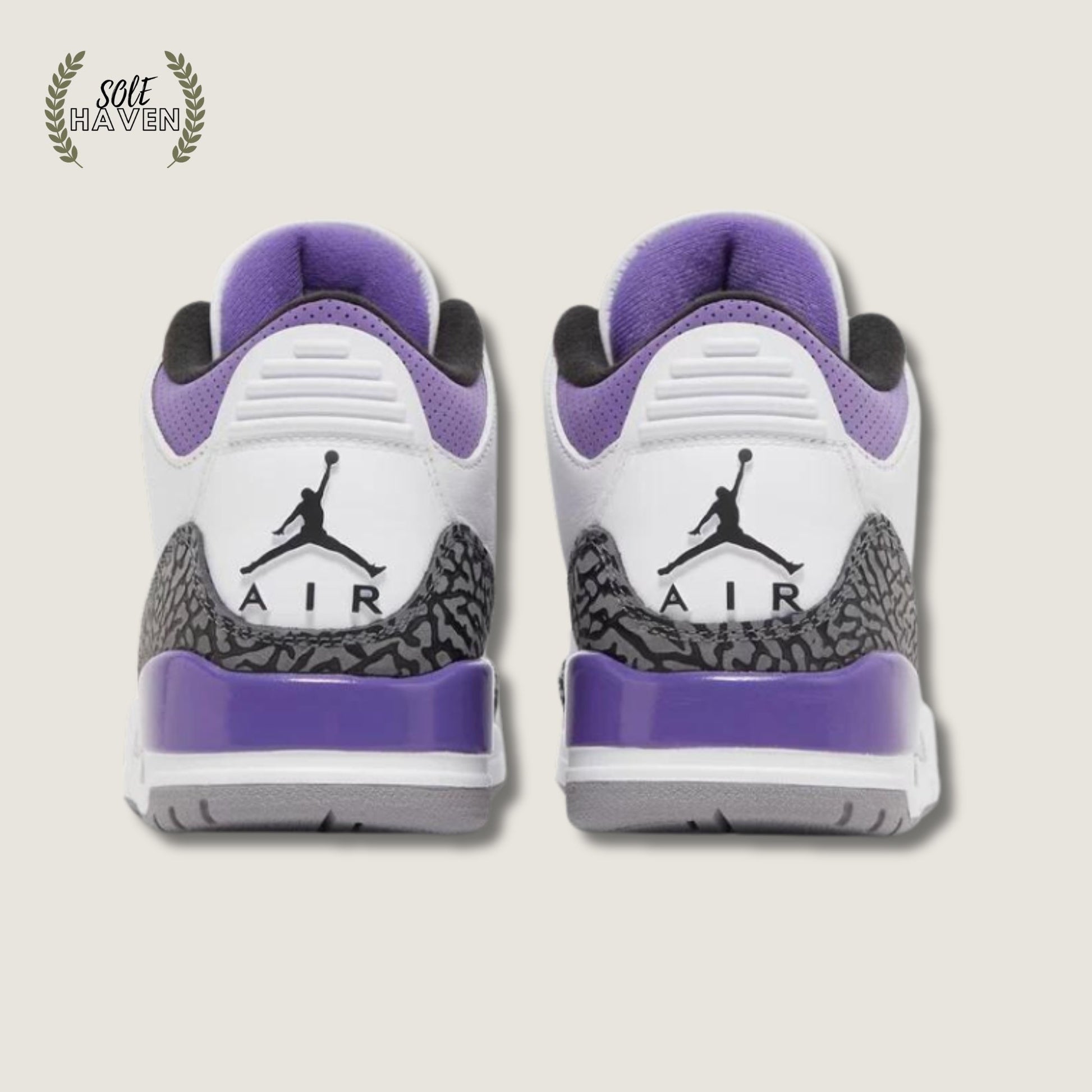 Air Jordan 3 Retro 'Dark Iris' - Sole HavenShoesNike