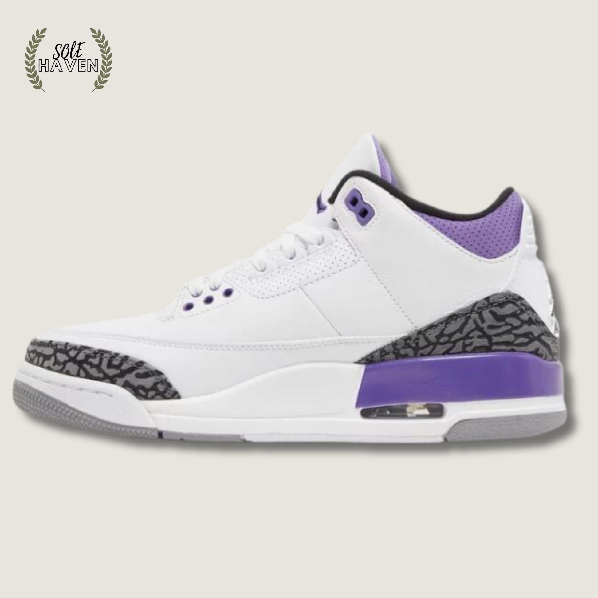 Air Jordan 3 Retro 'Dark Iris' - Sole HavenShoesNike