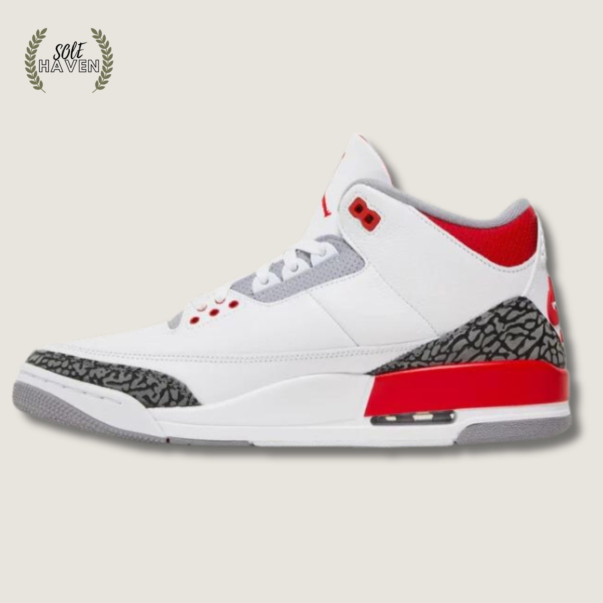 Air Jordan 3 Retro 'Fire Red' 2022 - Sole HavenShoesNike