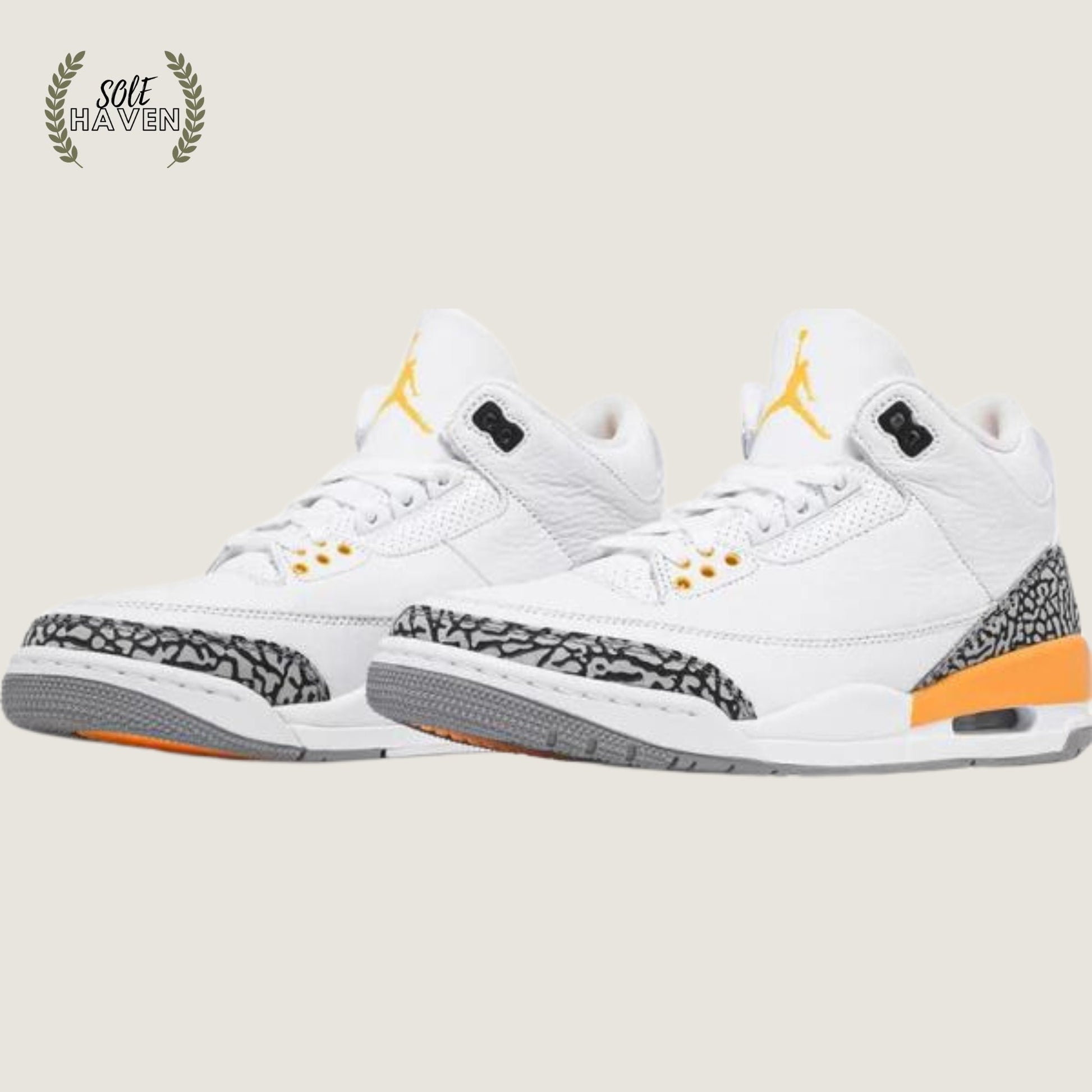 Air Jordan 3 Retro Laser Orange - Sole HavenShoesNike