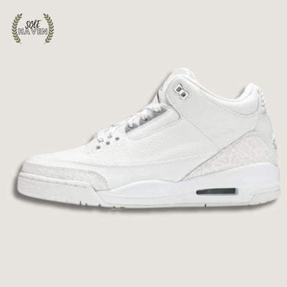Air Jordan 3 Retro Pure White - Sole HavenShoesNike