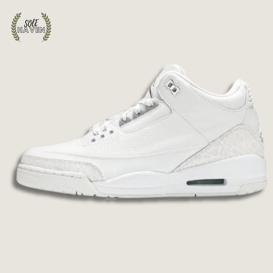 Air Jordan 3 Retro Pure White - Sole HavenShoesNike