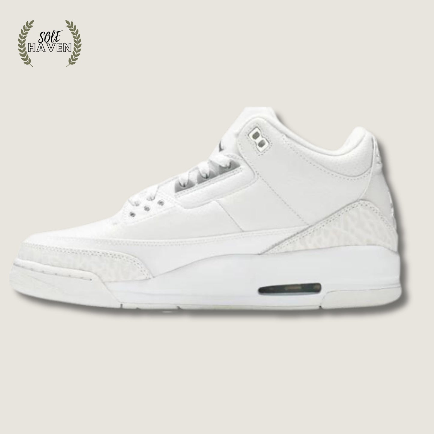 Air Jordan 3 Retro Pure White - Sole HavenShoesNike
