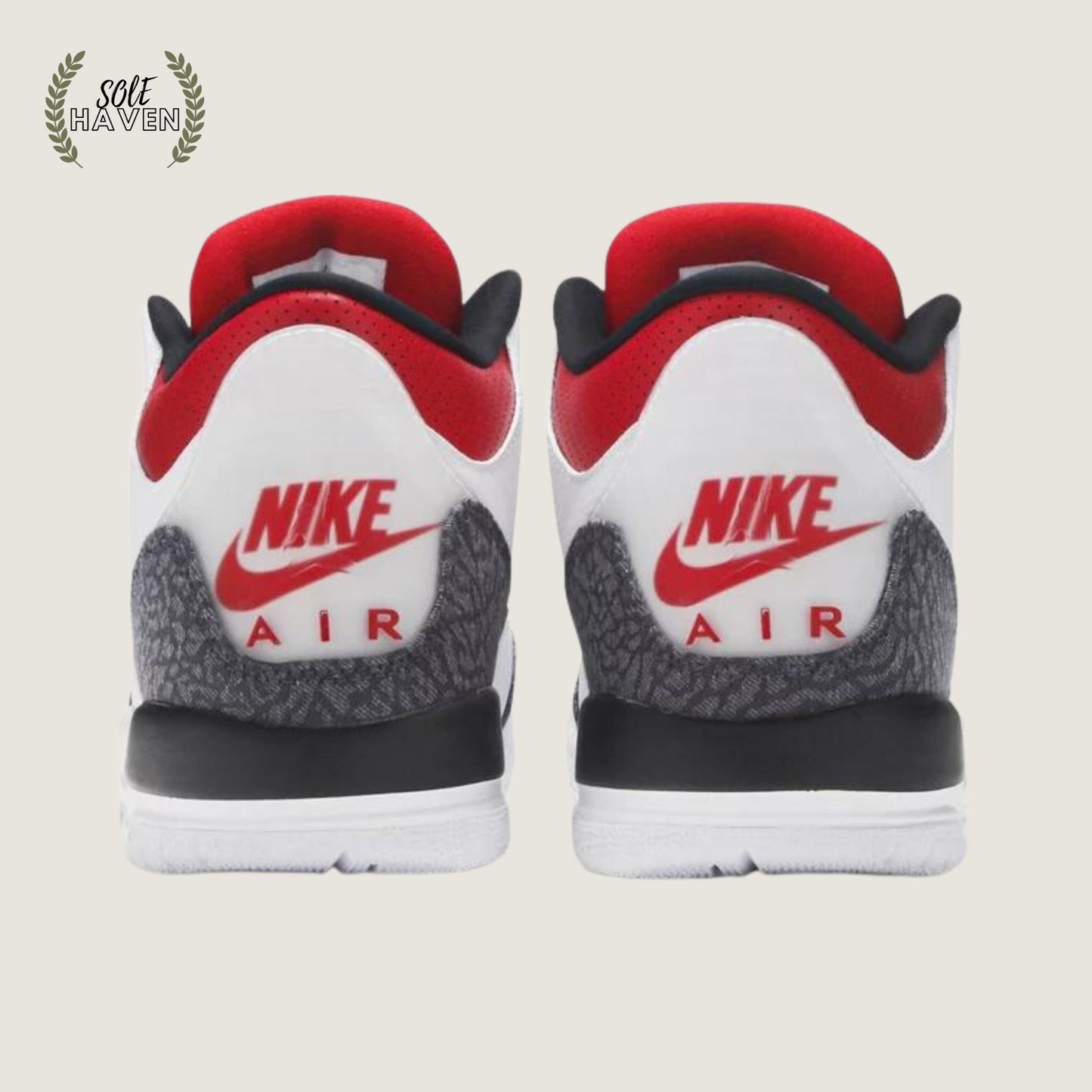 Air Jordan 3 Retro SE Fire Red Denim - Sole HavenShoesNike