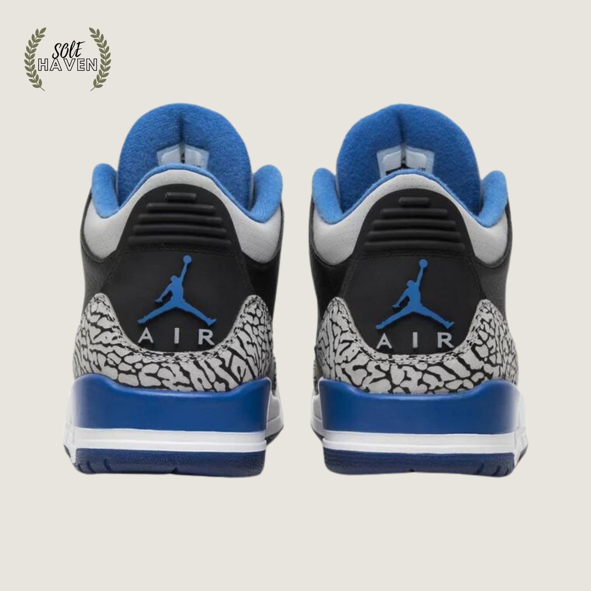 Air Jordan 3 Retro Sport Blue - Sole HavenShoesNike