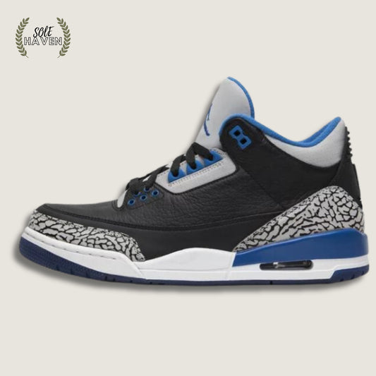 Air Jordan 3 Retro Sport Blue - Sole HavenShoesNike