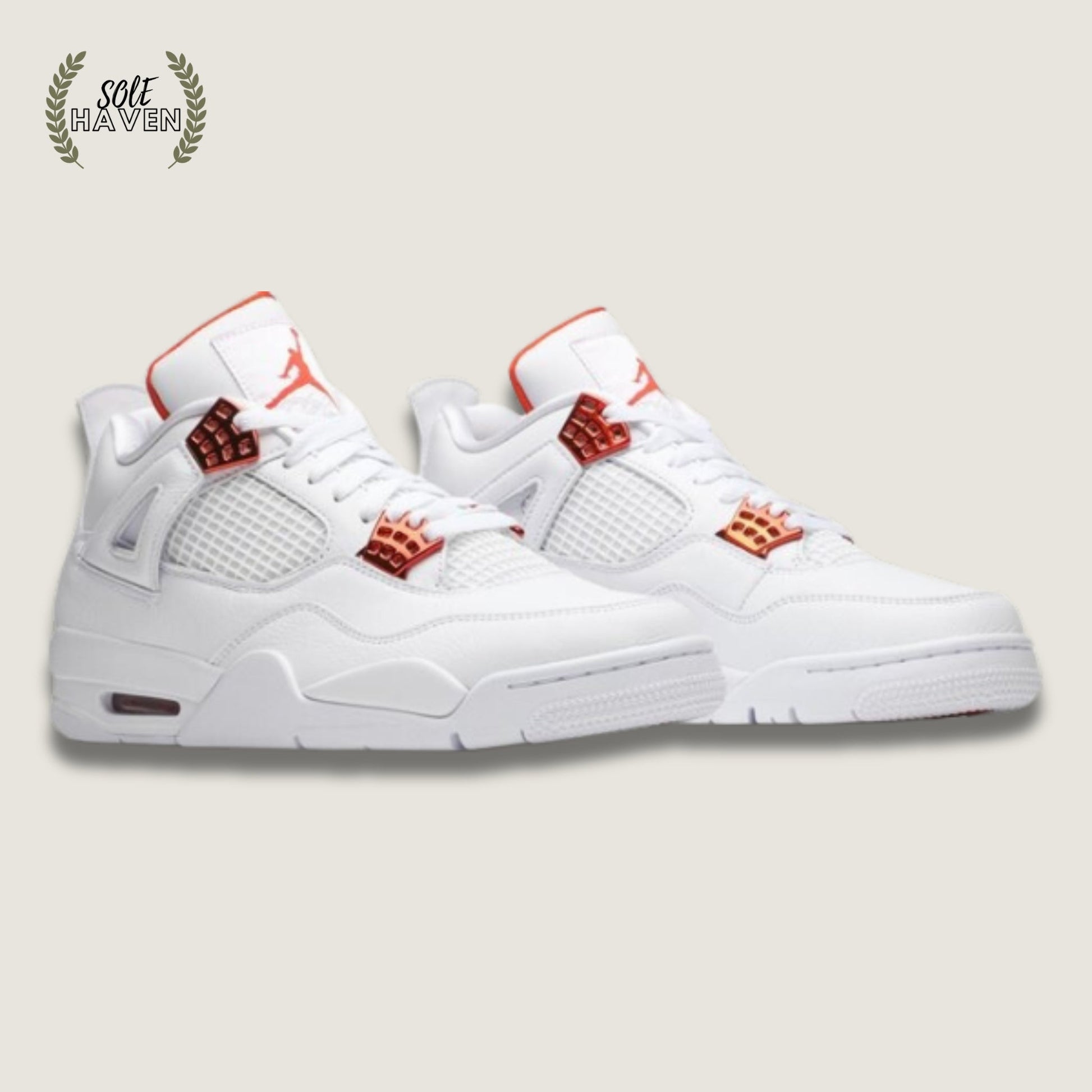 Air Jordan 4 Retro 'Orange Metallic' - Sole HavenShoesNike