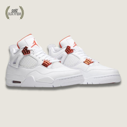 Air Jordan 4 Retro 'Orange Metallic' - Sole HavenShoesNike