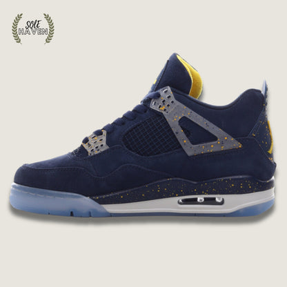 Air Jordan 4 Retro PE Custom 'Michigan University Blue' - Sole HavenShoesJordan