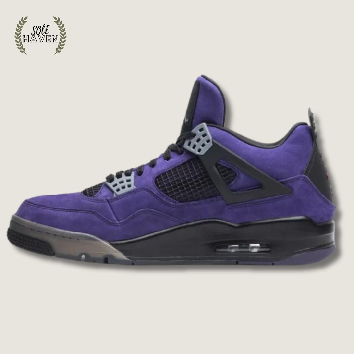 Air Jordan 4 Retro X TS 'Purple Suede - Black Midsole' - Sole HavenShoesJordan